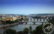 Panoramic views of Prague