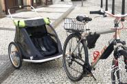 bike trailer for kids- 2 seats - PrahaBike
